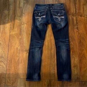 Gorgeous Rock Revival Scarlet Straight Jeans With 30” Inseam